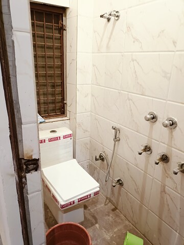 Bathroom in 1 RK Independent House at New Ashok Nagar – for Rent
