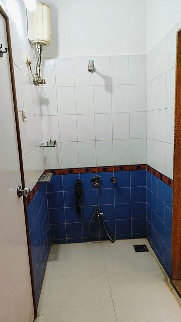 Bathroom in 2 BHK Apartment at Rajvilas Hawa Mahal Chs, Manpada – for Rent