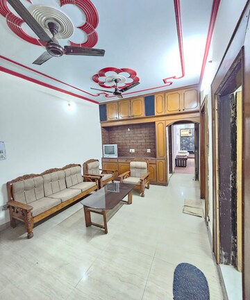 Staircase in 3 BHK Builder Floor at Maya Homes, Indrapuram – for Rent