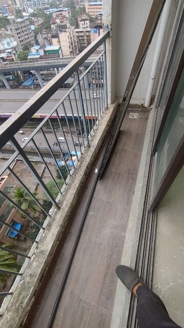Balcony in 1 BHK Apartment at Man Opus, Mira Road – for Rent