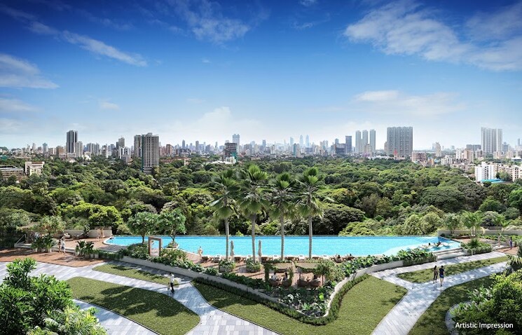 Swimming Pool, piramal-aranya 2 Bedroom 740 Sq.Ft. Apartment In Byculla Mumbai 7966296