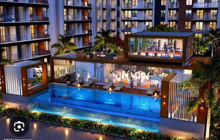 Swimming Pool, roshan-milestone 2 Bedroom 650 Sq.Ft. Apartment In Tathawade Pune 7966354