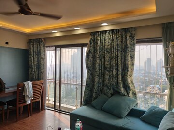 Living Room in 1 BHK Apartment at Conwood Astoria, Goregaon East – for Rent