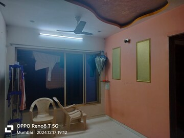 Living Room in 1 BHK Apartment at Galaxy Classique, Goregaon West – for Rent