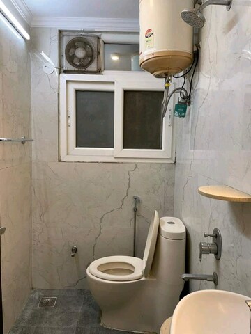 Bathroom in 1 BHK Builder Floor at Ignou Road – for Rent