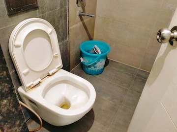 Bathroom in 3 BHK Apartment at Royal Ishana, Thergaon – for Sale