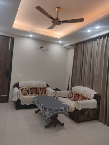 Living Room in 3 BHK Apartment at Skylar Homes, High Ground – for Rent