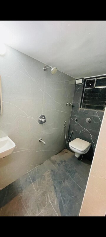 Bathroom in 1 BHK Apartment at Shri Neminath Pride, Vasai West – for Sale