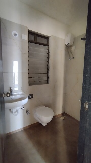 Bathroom in 1 BHK Apartment at Raunak City Sector 4, Kalyan West – for Rent
