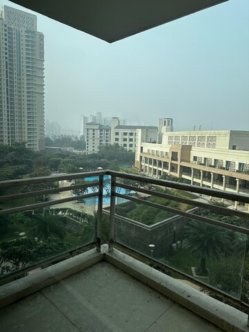 Balcony in 4 BHK Apartment at DLF Park Place, Sector 54 – for Rent