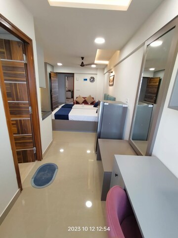 Living Room in Studio Apartment at Okay Plus Solitaire Suites, Jeerota – for Rent