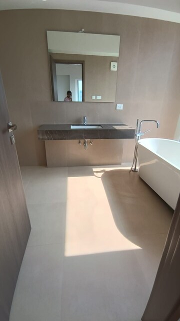 Bathroom in 3 BHK Apartment at Piramal Aranya Avyan, Byculla – for Rent