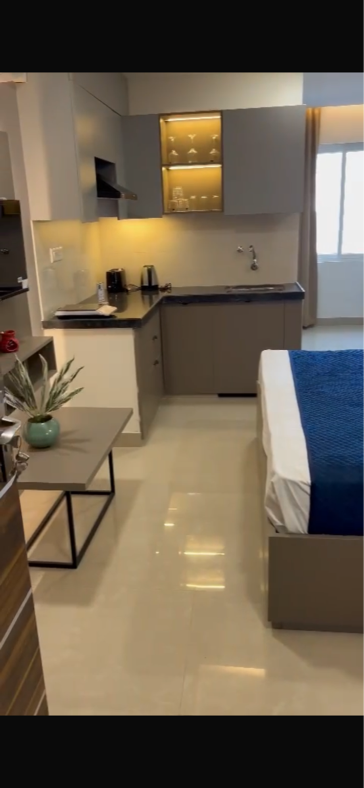 Kitchen, okay-plus-solitaire-suites Studio 403 Sq.Ft. Apartment In Jeerota Jaipur 7967301