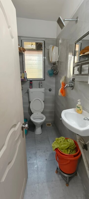 Bathroom in 2.5 BHK Apartment at Kurla West – for Rent