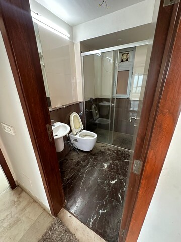 Bathroom in 3 BHK Apartment at DB Orchid Woods, Goregaon East – for Rent