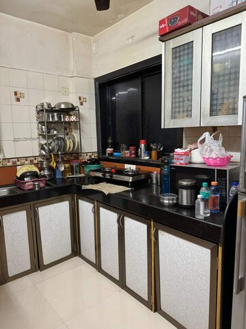 Kitchen in 1 BHK Apartment at Shreeji Vihar CHS, Vasai East – for Sale