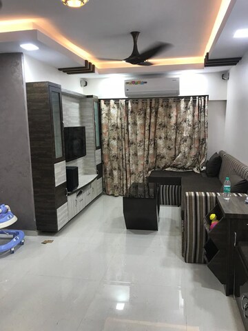 Living Room in 2 BHK Apartment at Sethia Grandeur, Bandra East – for Rent