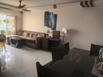 Living Room in 2 BHK Apartment at Sethia Grandeur, Bandra East – for Rent
