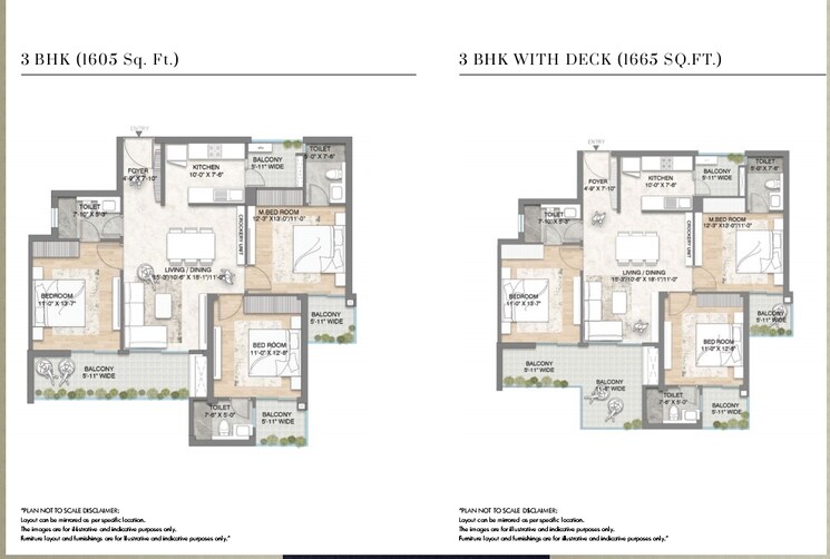 Floor Plan, m3m-crown 4 Bedroom 2270 Sq.Ft. Apartment In Sector 111 Gurgaon 7967628