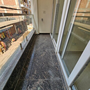 Balcony in 3 BHK Builder Floor at Palm Residency Chhatarpur, Rajpur Khurd Extension – for Rent