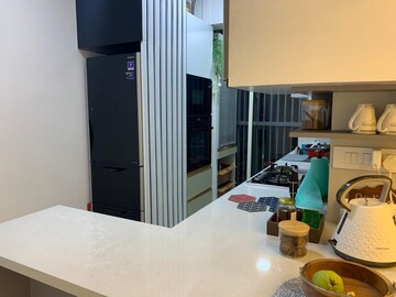 Living Room in 3 BHK Apartment at Courtyard by Narang Realty and The Wadhwa Group, Pokhran Road No 2 – for Sale