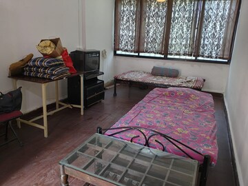 Master Bedroom in 1 BHK Apartment at Visava Park Row House, Aundh – for Rent