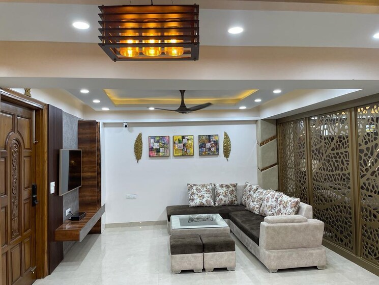 Living Room, cosmos-express-99 4 Bedroom 3500 Sq.Ft. Builder Floor In Sector 99 Gurgaon 7968037