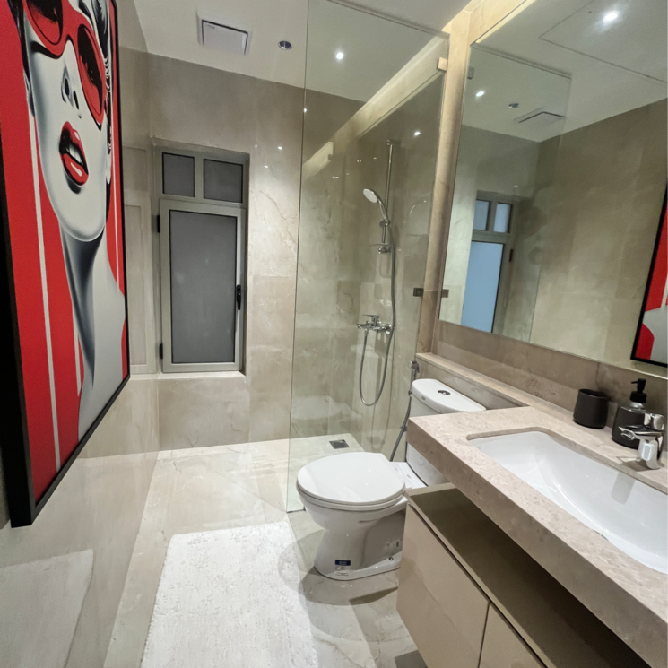 Bathroom, one-hiranandani-park 3 Bedroom 1433 Sq.Ft. Apartment In Brahmand Thane 7968057