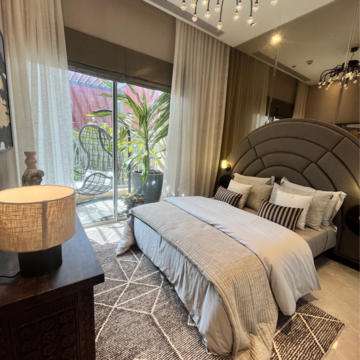 Master Bedroom in 3 BHK Apartment at One Hiranandani Park, Brahmand – for Sale