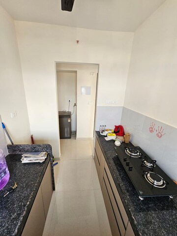 Master Bedroom in 1 BHK Apartment at Ashar Axis, Majiwada – for Rent