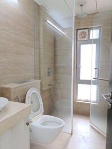 Bathroom in 3 BHK Apartment at Oberoi Realty Esquire, Goregaon East – for Rent