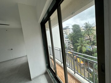 Balcony in 2 BHK Apartment at Ashar Axis, Majiwada – for Rent