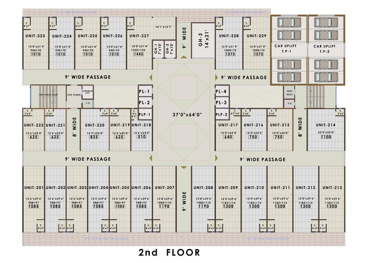 Floor Plan, amara-business-park Commercial Warehouse 1010 Sq.Ft. In Ghansoli Navi Mumbai 7968386