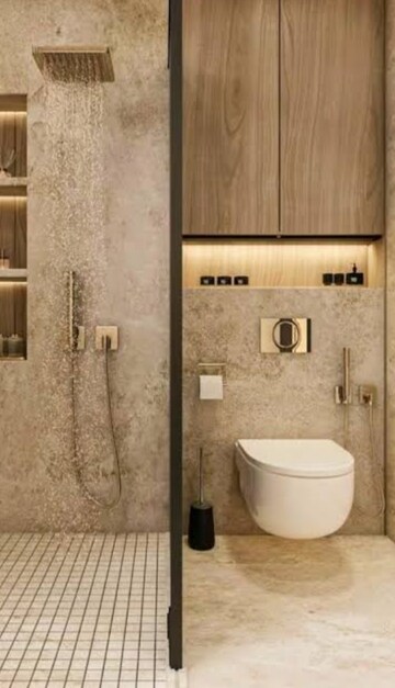 Bathroom in 4 BHK Apartment at Signature Global Titanium SPR, Sector 71 – for Sale