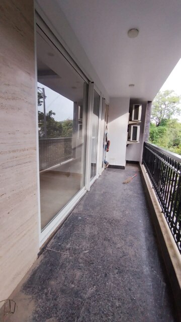 Balcony in 3 BHK Builder Floor at Uday Park – for Rent