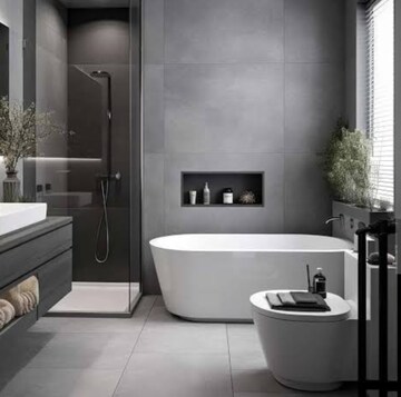 Bathroom in 4 BHK Apartment at Signature Global De Luxe DXP, Sector 37d – for Sale