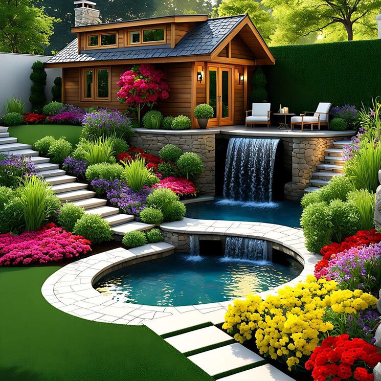 Garden, smart-world-gems 3.5 Bedroom 1423 Sq.Ft. Apartment In Sector 89 Gurgaon 7968489