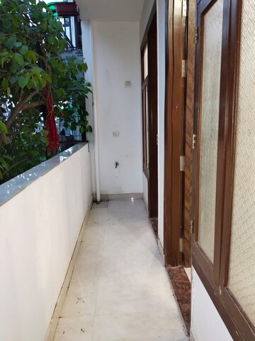Balcony in 3 BHK Builder Floor at Buddha Marg – for Rent