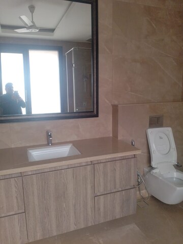 Bathroom in 3 BHK Builder Floor at Green Park – for Rent