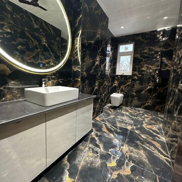Attached Bathroom in 4 BHK Builder Floor at Ansal API Esencia, Sector 67 – for Sale