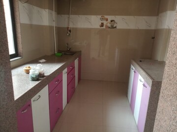 Kitchen in 1 BHK Apartment at Shri Siddhivinayak CHS Haware, Haware City – for Rent
