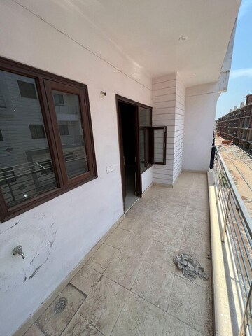 Balcony in 3 BHK Apartment at MP Metro Towers, Dhakoli Village – for Rent