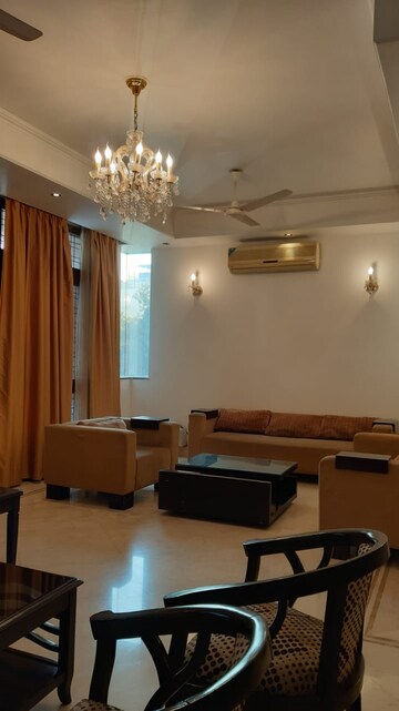 Living Room in 3 BHK Apartment at Greater Kailash I – for Rent