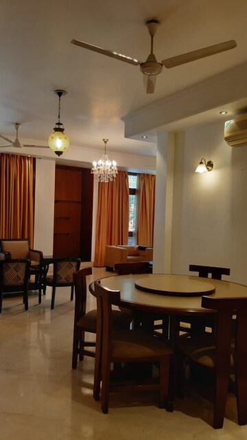 Living Room in 3 BHK Apartment at Greater Kailash I – for Rent