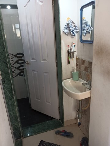 Bathroom in 1 BHK Apartment at Rishabh Heritage, Kothrud – for Rent
