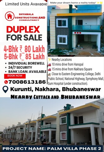 4 BHK Villa For Resale in Nakhara Cuttack  7969047