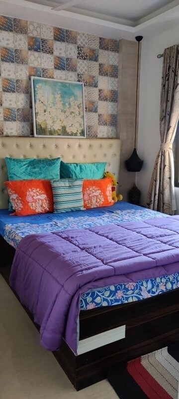 Bedroom in 1 BHK Apartment at KIPL Morya, Kasarvadavali – for Rent
