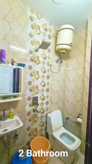 Bathroom in 2 BHK Builder Floor at Dwarka Mor – for Rent