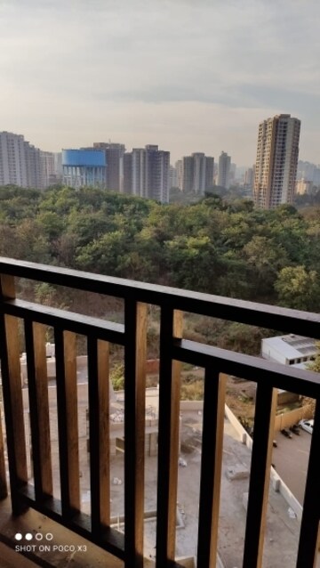 Balcony in 1 BHK Apartment at Raunak Bliss, Ghodbunder Road – for Rent