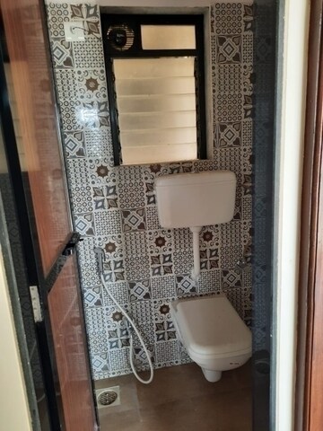 Attached Bathroom in 1 BHK Apartment at Raunak Heights, Ghodbunder Road – for Rent